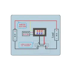 ماژول ولت متر و آمپرمتر مدل 100V50A : آسون بخر  ابزار برقی و شارژی, ابزار برقی و غیر برقی, برق و الکترونیک, قطعات الکترونیکی محصول