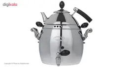 ست کتری و قوری آپولون مدل پلوتون با قوری استیل و چینی