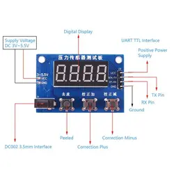 ماژول نمایشگر سنسور وزن مدل HX711