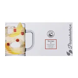 لیوان پاشاباغچه مدل Tin Can بسته 6 عددی