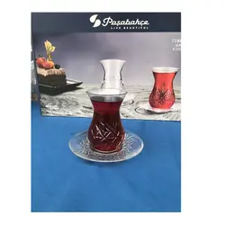 سرویس چای خوری 12 پارچه پاشاباغچه مدل تایملس کد 96992