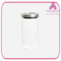 بانکه درب استیل گنجایش 1200 سی سی یونیک کد 1273
