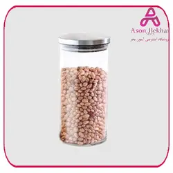بانکه درب استیل گنجایش 1200 سی سی یونیک کد 1273