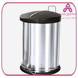 سطل زباله پدال دار استیل کلاغی آکا الکتریک 20 لیتر