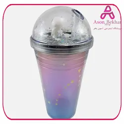 لیوان اسموتی نی دار آکرولیک کهکشانی