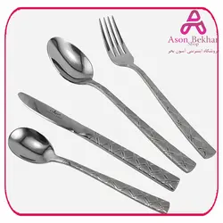 سرویس کیفی 129 پارچه قاشق و چنگال یونیک 5792