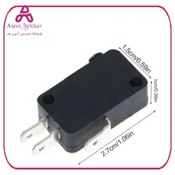 میکروسوئیچ بدون اهرم 16A 250VAC مدل KW7 : آسون بخر  الکترونیک, برق و الکترونیک, کلید، سوئیچ، کیپد محصول