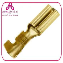 سرسیم تلفنی برنجی مادگی سایز 2.8 بسته1000 تایی