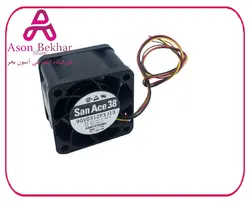 جت فن 12V-0.6A چهار سیمه سایز 3.8X3.8 ضخامت 2.8 سانت مارک Sanyo Denki مدل 9GV0312P3J13 : آسون بخر  الکترونیک, برق و الکترونیک, فن و محافظ فن محصول