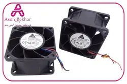 جت فن براشلس DC12V-1.2A سه سیمه FFB0612EHE سایز 6X6X3.8 مارک DELTA