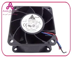 جت فن براشلس DC12V-1.2A سه سیمه FFB0612EHE سایز 6X6X3.8 مارک DELTA