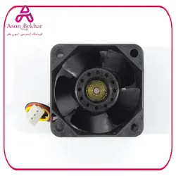 جت فن 12V-0.35A سه سیمه سایز 4x4x2.8cm مارک Sanyo Denki مدل 109P0412J3153
