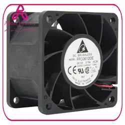 جت فن براشلس DC12V دو سیمه FFC0612DE سایز 6X6X3.8 مارک DELTA