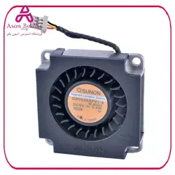 فن مینی بلوور 5 ولت سه سیمه سایز 2.5X2.5 مارک SUNON مدل GB0535AFV1 دارای هیت سینک فلزی