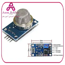 ماژول سنسور تشخیص گاز متان MQ-4