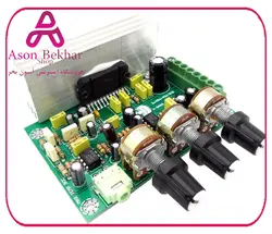 ماژول آمپلی فایر 3x45W با تراشه TDA7388 استریو  و ساب ووفر