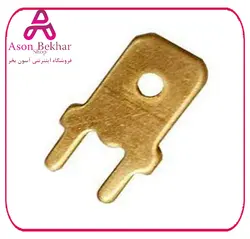 سرسیم روبردی نری کولری کوتاه زرد برنجی سایز 6.3 بسته100 تایی : آسون بخر  الکترونیک, برق و الکترونیک, سوكت، کانکتور، فیش محصول