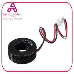 ولتمتر و آمپرمتر چراغ سیگنالی  AC500V-100A زرد مربعی مدل AD16-22FVA