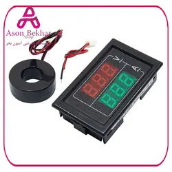 ولتمتر و آمپرمتر رو پنلی AC500V-100A مدل D85-5035VA