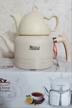 کتری و قوری 3لیتر رنگی نزاز 2406