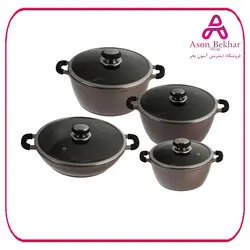 زرساب سرویس پخت و پز 8 پارچه  سری گریپ مدل RP-7610