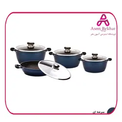 زرساب سرویس پخت و پز 8 پارچه  سری گریپ مدل RP-7610