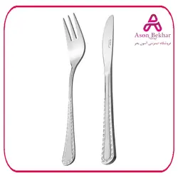 سرویس کارد و چنگال میوه خوری 12 پارچه ناب استیل مدل برلین