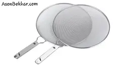 توری روغن گیر استیل ماهیتابه 1099 دسته سفید - ام بی