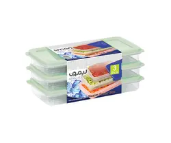 ست فریزری نسیم 3 عددی کد 768 لیمون