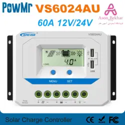 شارژ کنترلر خورشیدی 60 آمپر EPsolar مدل VS6024AU