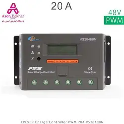 شارژ کنترلر 20A و 48V مدل VS2048BN سری PWM برند EPEVEREPEVER Solar Charge Controller 20A VS BN Series PWM VS2048BN