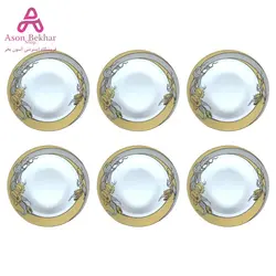 بشقاب خورشت خوری مقصود مدل سنبل بسته 6 عددی