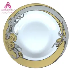 بشقاب خورشت خوری مقصود مدل سنبل بسته 6 عددی