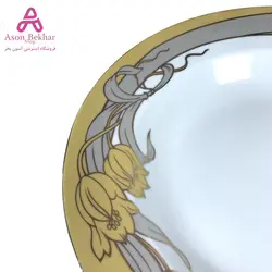 بشقاب خورشت خوری مقصود مدل سنبل بسته 6 عددی