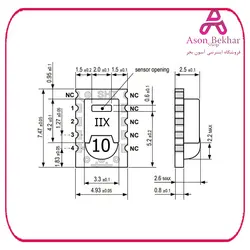 سنسور دما و رطوبت SHT10 : آسون بخر سنسور, سنسور دما و رطوبت, سنسور و ماژول برق و الکترونیک, سنسور, سنسور دما و رطوبت, سنسور و ماژول محصول