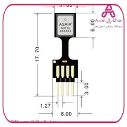 سنسور رطوبت و دما AHT15