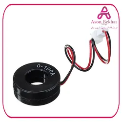 ولتمتر و آمپرمتر چراغ سیگنالی  AC500V-100A  سبز مربعی مدل AD16-22FVA