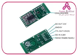 ماژول سنسور تشخیص حرکت مایکروویو RCWL- 0516