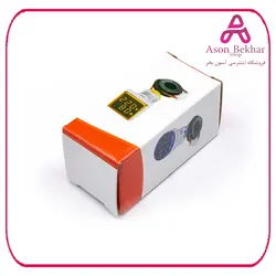 ولتمتر و آمپرمتر چراغ سیگنالی  AC500V-100A  زرد گرد مدل AD16-22FVA