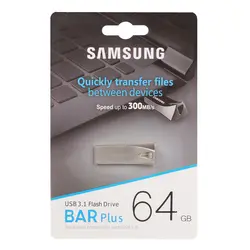 فلش مموری سامسونگ مدل SAMSUNG Bar Plus ظرفیت 64 گیگابایت - Asrtools
