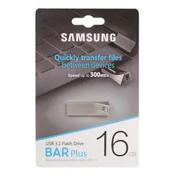 فلش مموری مدل SAMSUNG Bar Plus MUF-16BE ظرفیت 16 گیگابایت - Asrtools