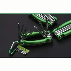 آچار آلن ستاره ای سوراخ دار توسن مدل TUOSEN 12298 مجموعه 8 عددی - Asrtools