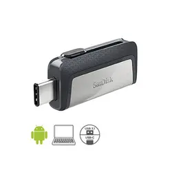 فلش مموری سن دیسک مدل SanDisk Ultra Dual Drive USB Type-C ظرفیت 64 گیگابایت - Asrtools