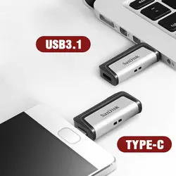 فلش مموری سن دیسک مدل SanDisk Ultra Dual Drive USB Type-C ظرفیت 64 گیگابایت - Asrtools