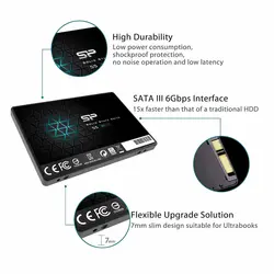 اس اس دی اینترنال SATA3.0 سیلیکون پاور مدل Silicon Power Slim S55 ظرفیت 960 گیگابایت - Asrtools