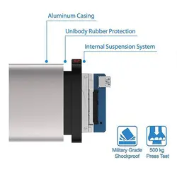 هارد اکسترنال سیلیکون پاور مدل Silicon Power Armor A85 ظرفیت 2 ترابایت - Asrtools