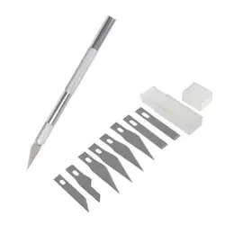 کاتر قلمی مدل JY 1001-JA همراه با 9 عدد تیغ یدک - Asrtools