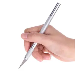 کاتر قلمی مدل JY 1001-JA همراه با 9 عدد تیغ یدک - Asrtools