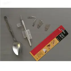 کاتر قلمی مدل JY 1001-GH همراه با 9 عدد تیغ یدک - Asrtools