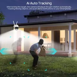 دوربین مینی اسپید دام تحت شبکه mini speed dome V380 P7 همراه با آداپتور - Asrtools